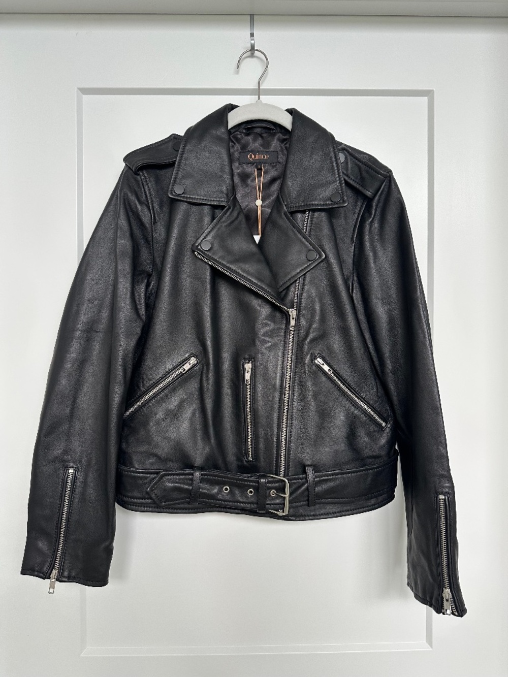 Women's 100% Leather Motorcycle Jacket